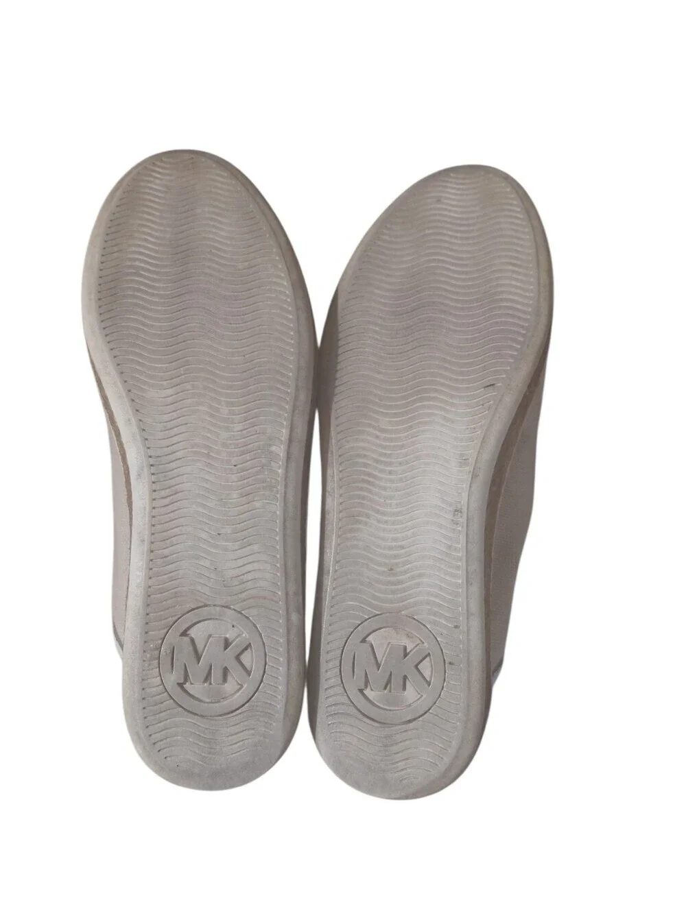 Michael Kors Cream And Gold Espadrille Sneakers Size 7.5